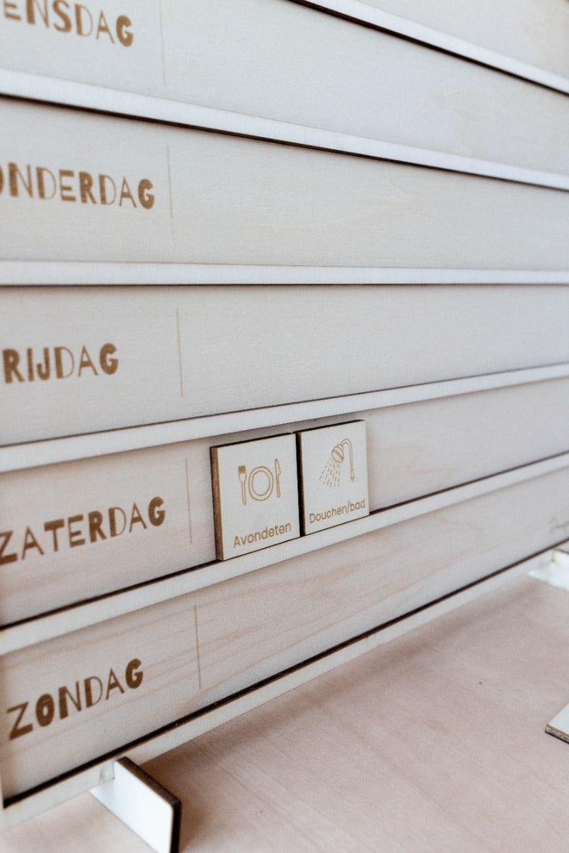 Daily Routine Pictograms | 12 pieces | Studio Poespas