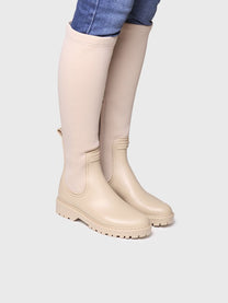 High boots Feline | All weather beige