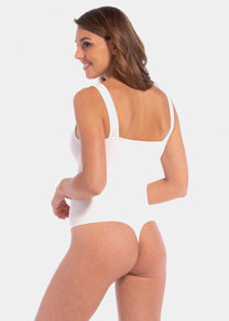 Everybody V-neck | Snow white | MAGIC Body Fashion