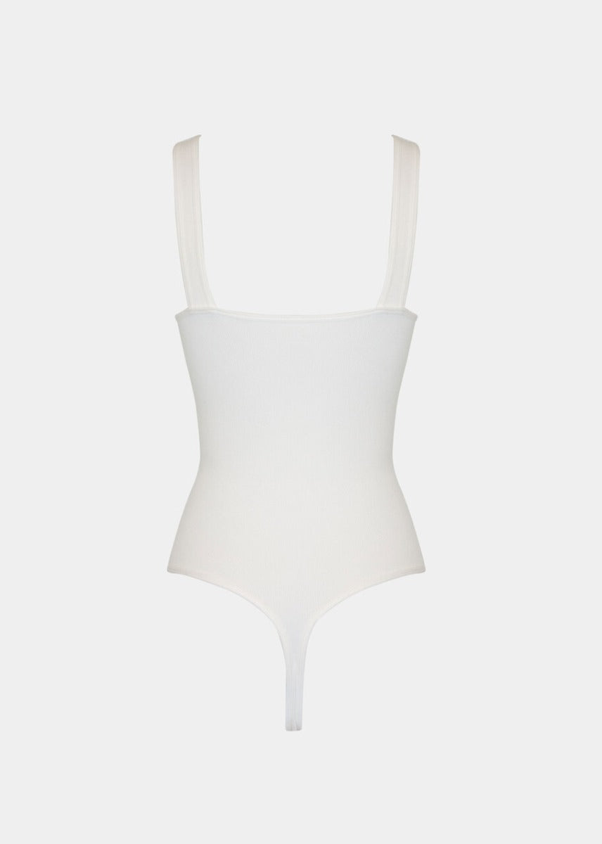 Everybody V-neck | Snow white | MAGIC Body Fashion