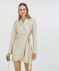 Overslagjurk Bonita | Silver | JOSH V 5