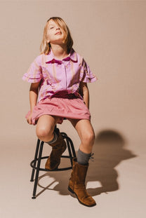 Skirt Clara | Pink mulberry | Labo de Colores 1