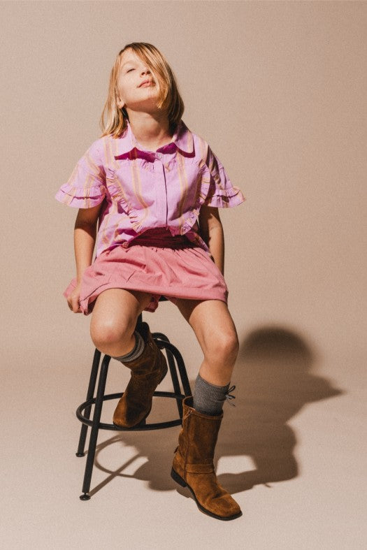 Skirt Clara | Pink mulberry | Labo de Colores 1