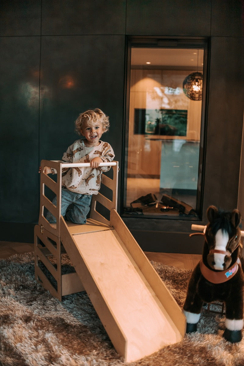 Modular kids furniture | Kitchen stool | Desk | Slide