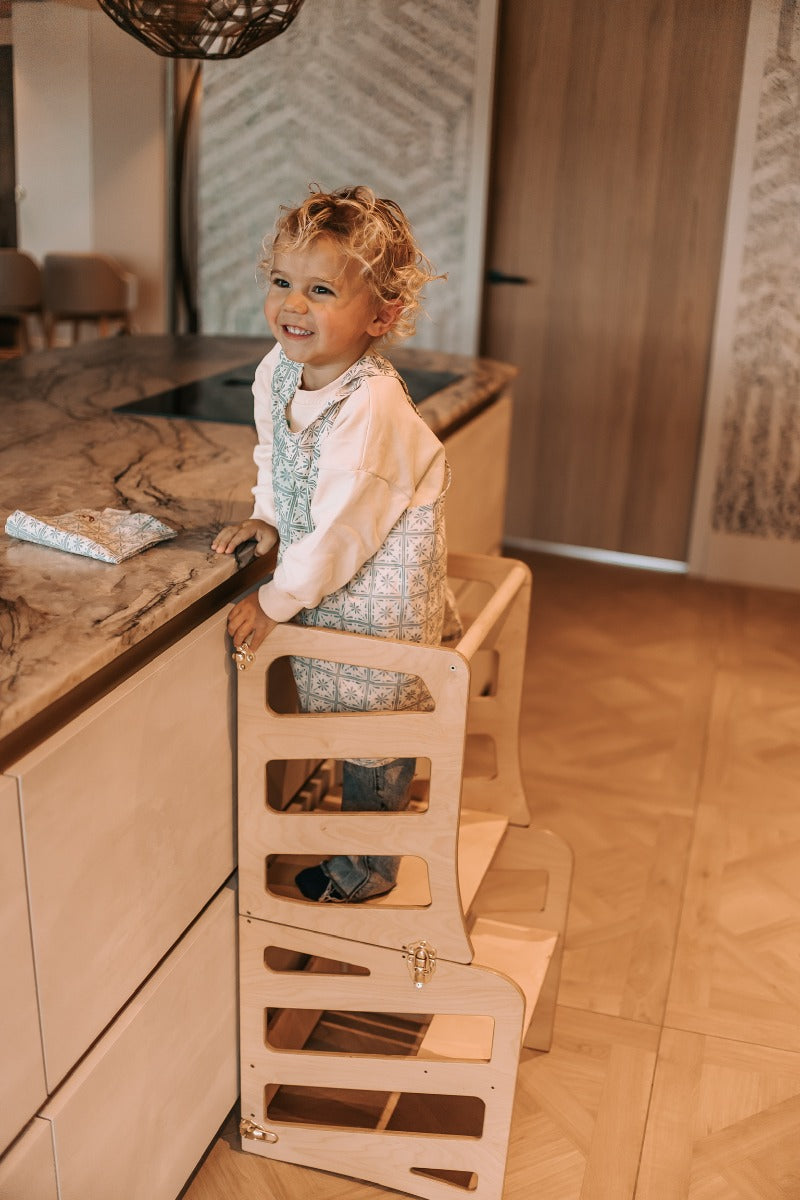Modular kids furniture | Kitchen stool | Desk | Slide