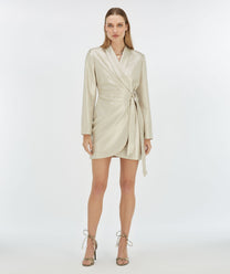 Overslagjurk Bonita | Silver | JOSH V 6