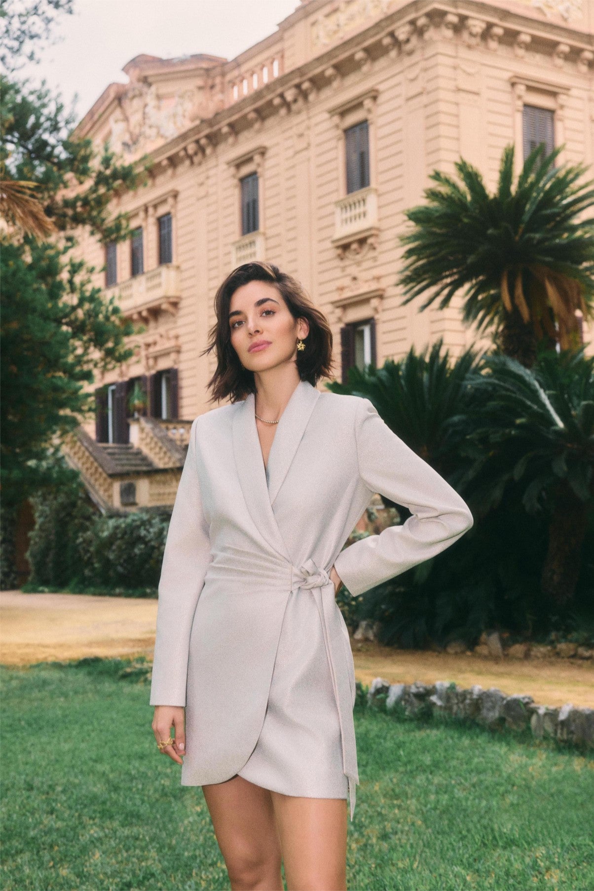 Overslagjurk Bonita | Silver | JOSH V 1