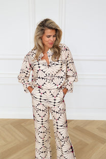 Printed pants Novel | Flower | Refined Department093 2