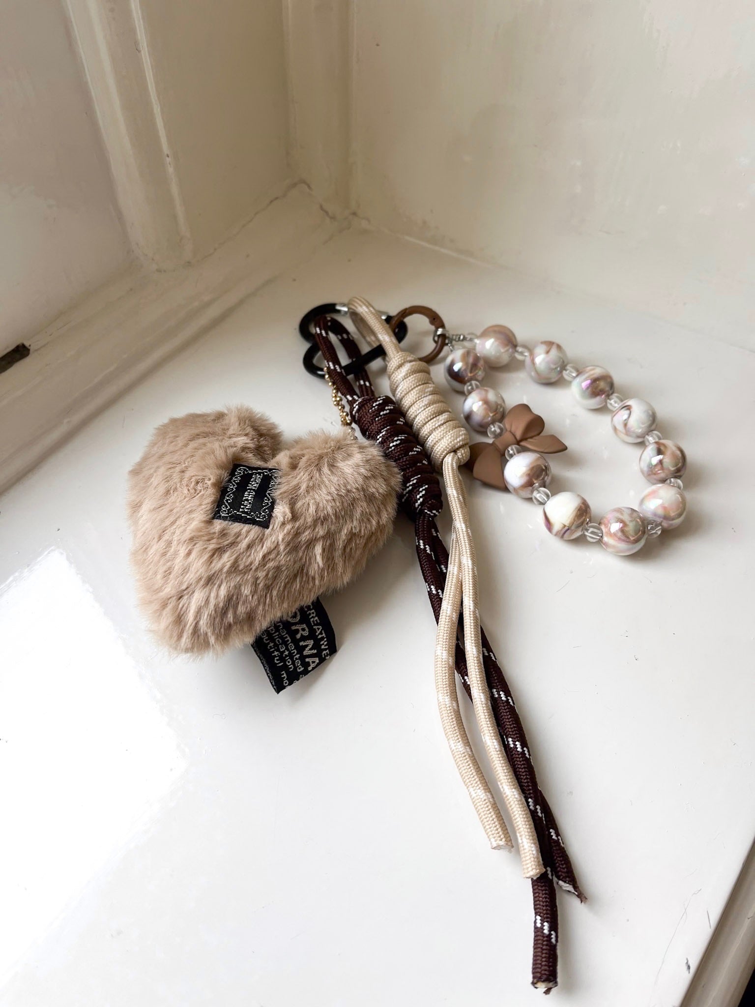 Bag charm heart | Studio Poespas