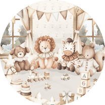 Behangcirkel Teddyberen