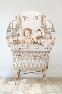 Behangcirkel Teddyberen