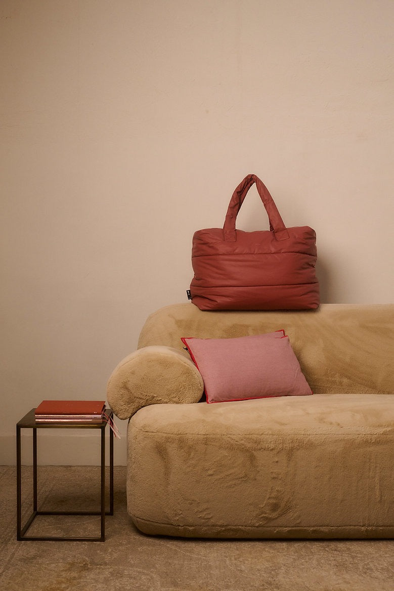 Big puffy weekend bag Camill | Red wood | Tinne+Mia