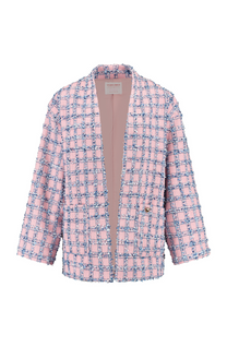 Blazer Clueless | Pink sparkling check | Studio Amaya x Poespas