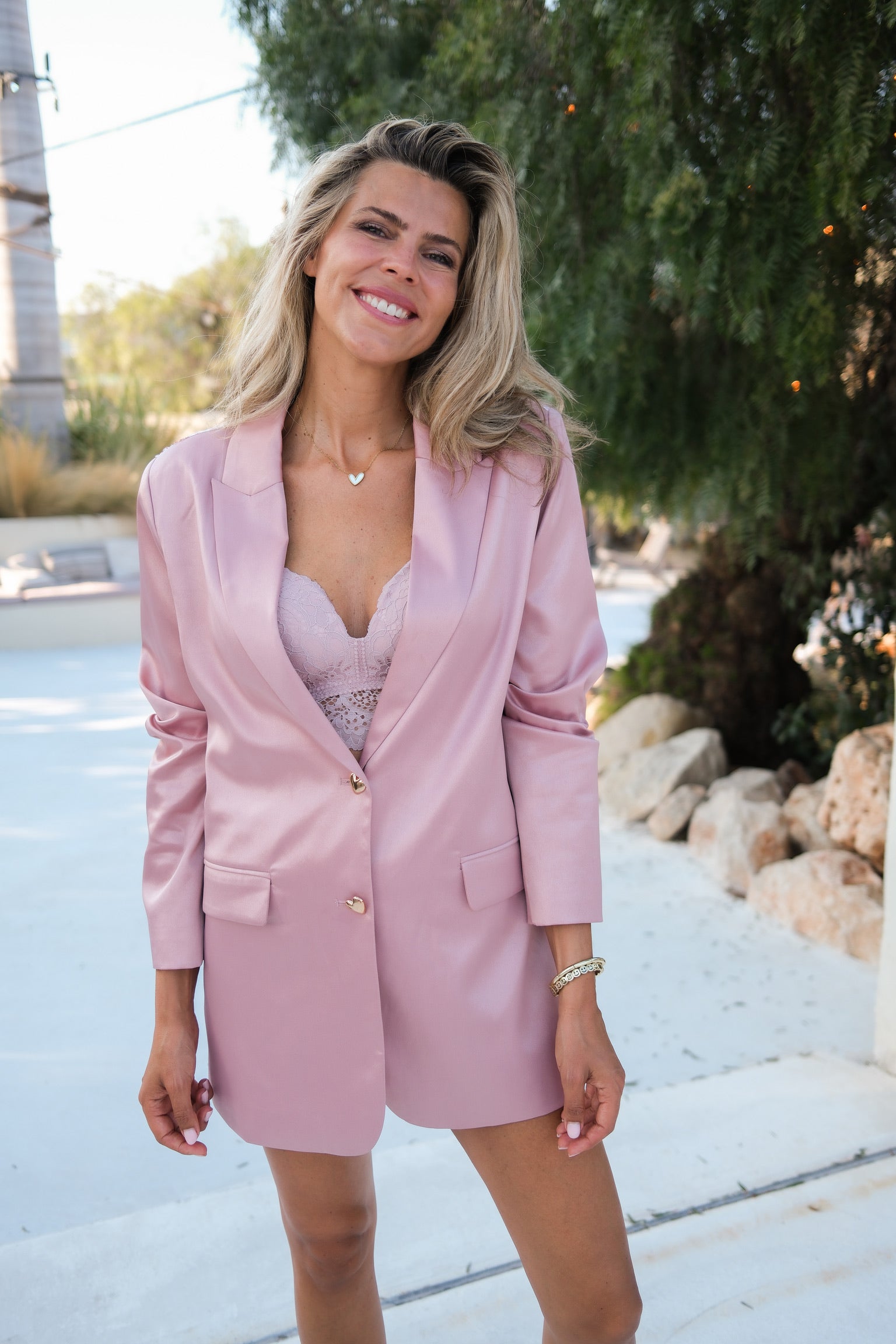 Blazer The Devil Wears Prada | Vintage shimmer satin | Studio Amaya x Poespas