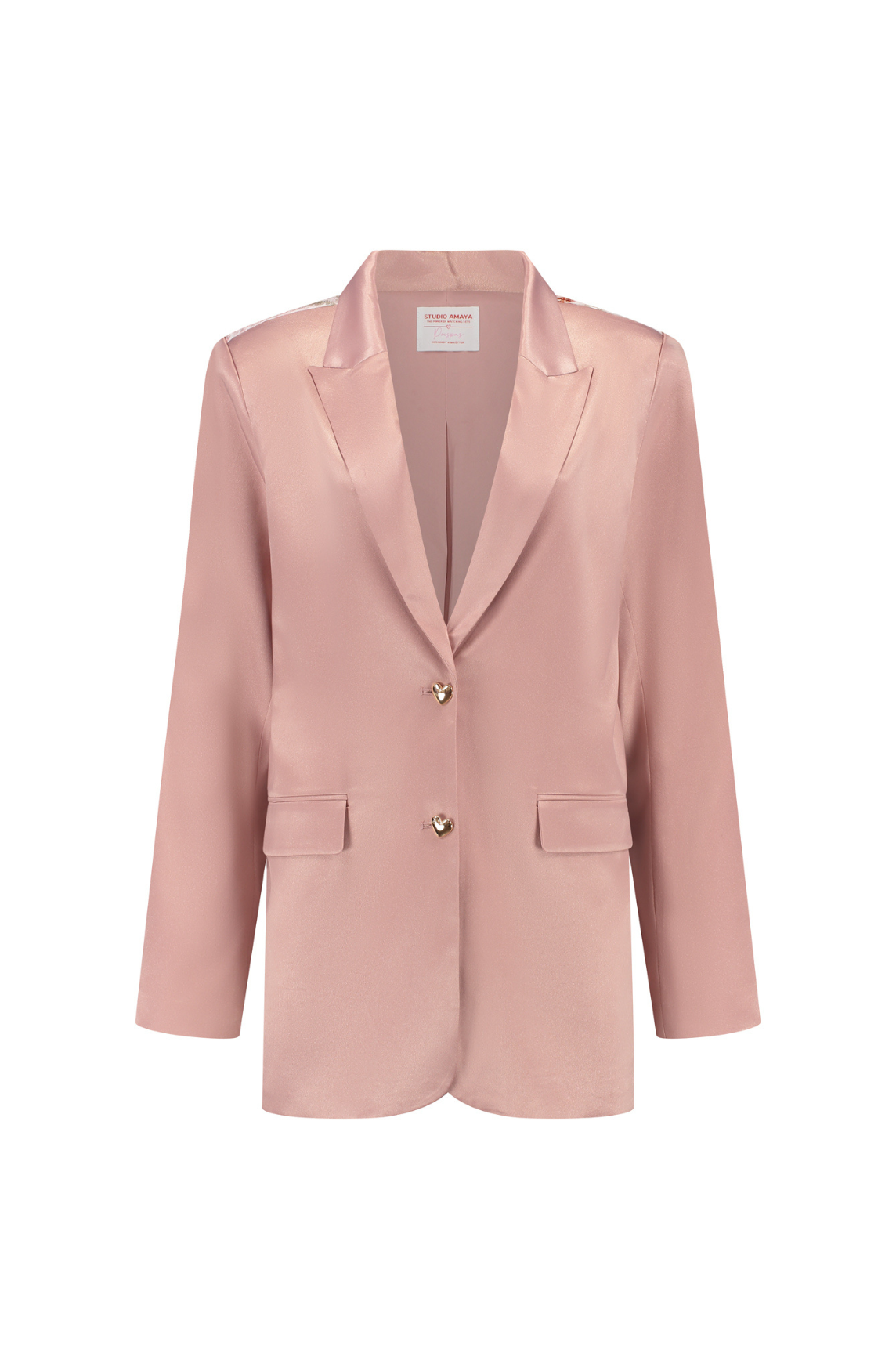 Blazer The Devil Wears Prada | Vintage shimmer satin | Studio Amaya x Poespas