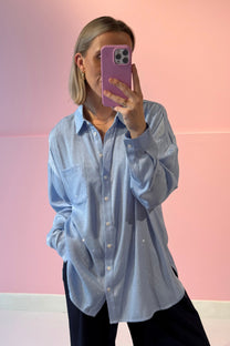 Blouse Daphne | Light blue | Studio Amaya