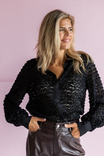 Blouse Eleonora | Black | Studio Amaya