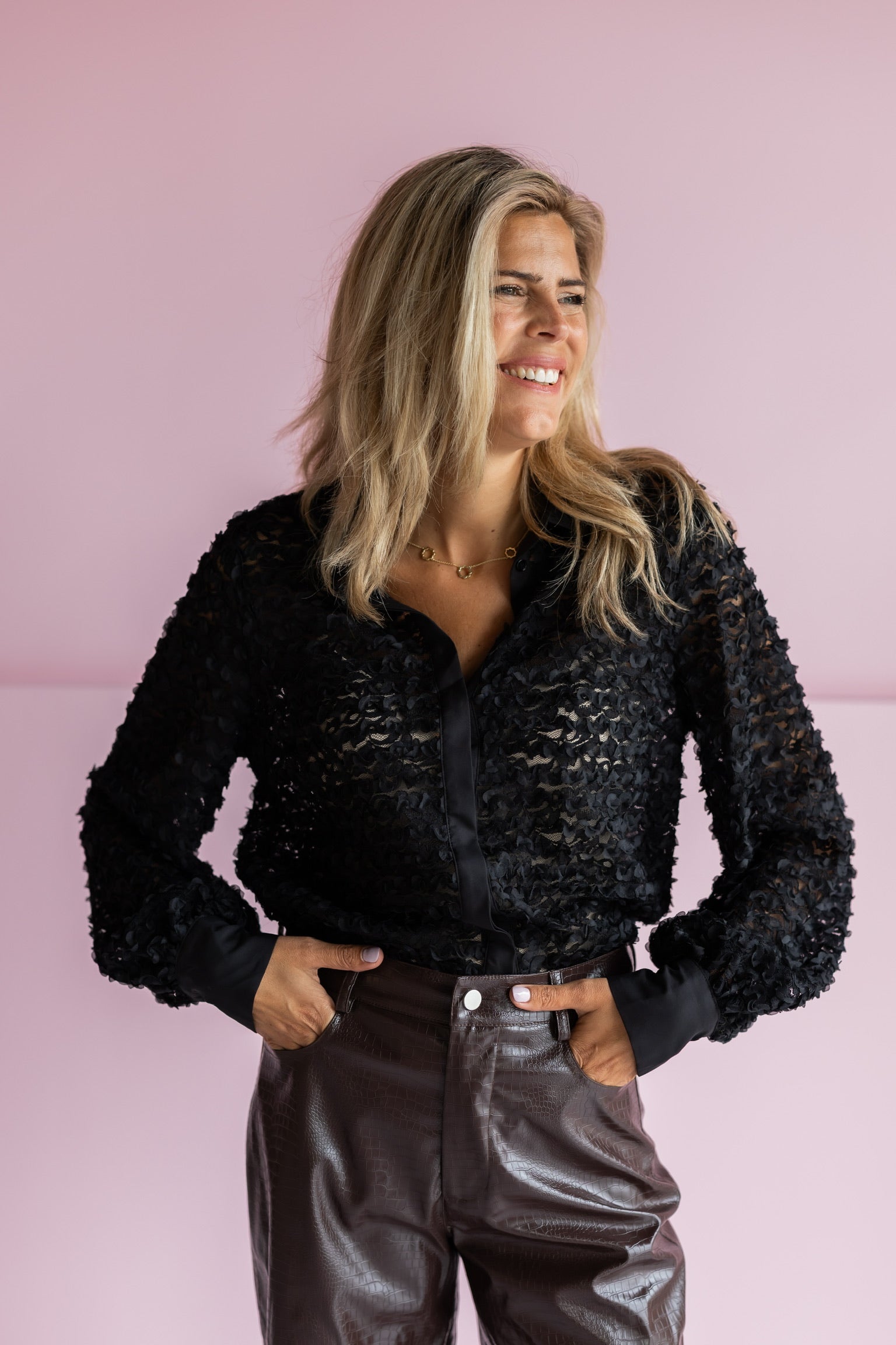 Blouse Eleonora | Black | Studio Amaya