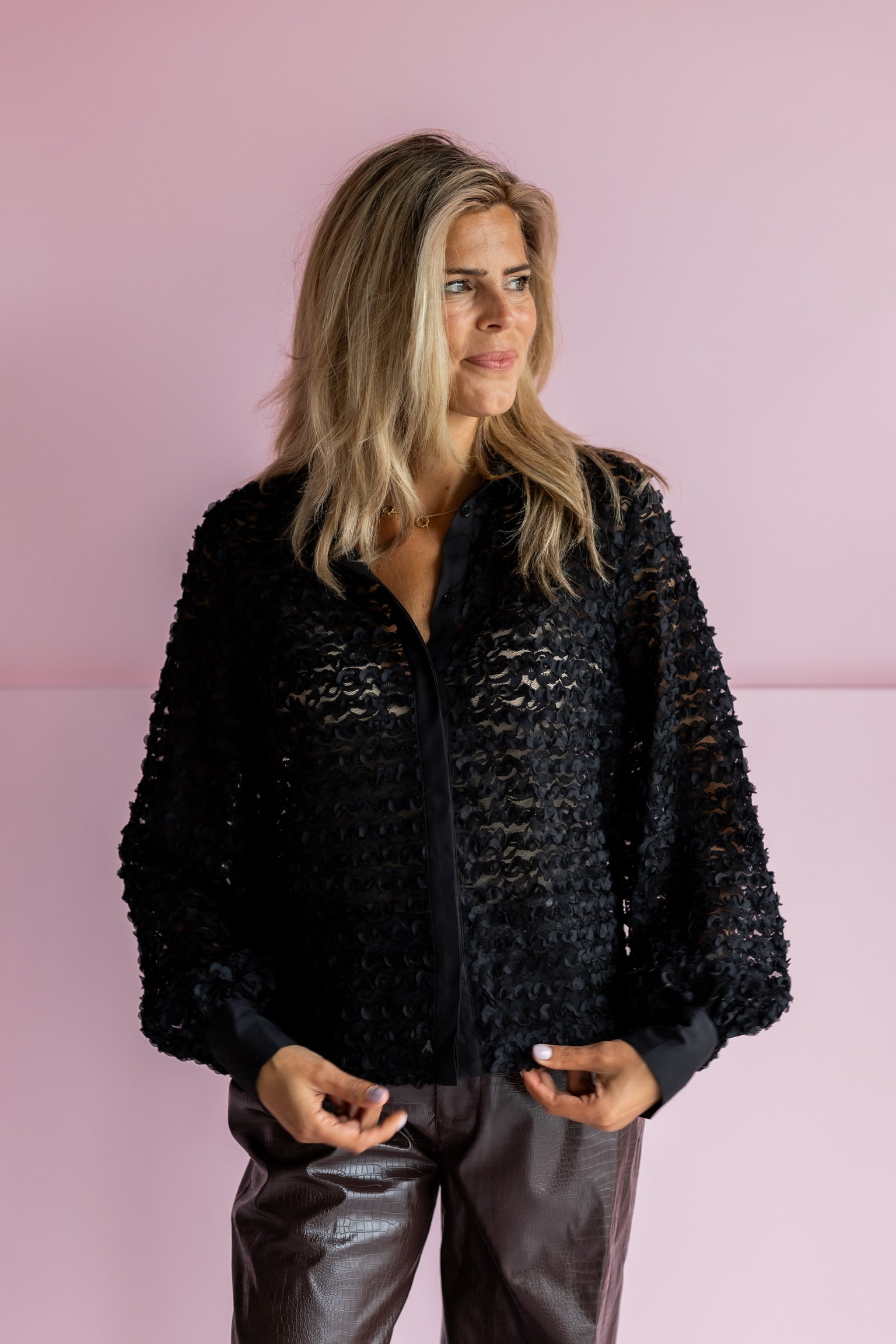 Blouse Eleonora | Black | Studio Amaya
