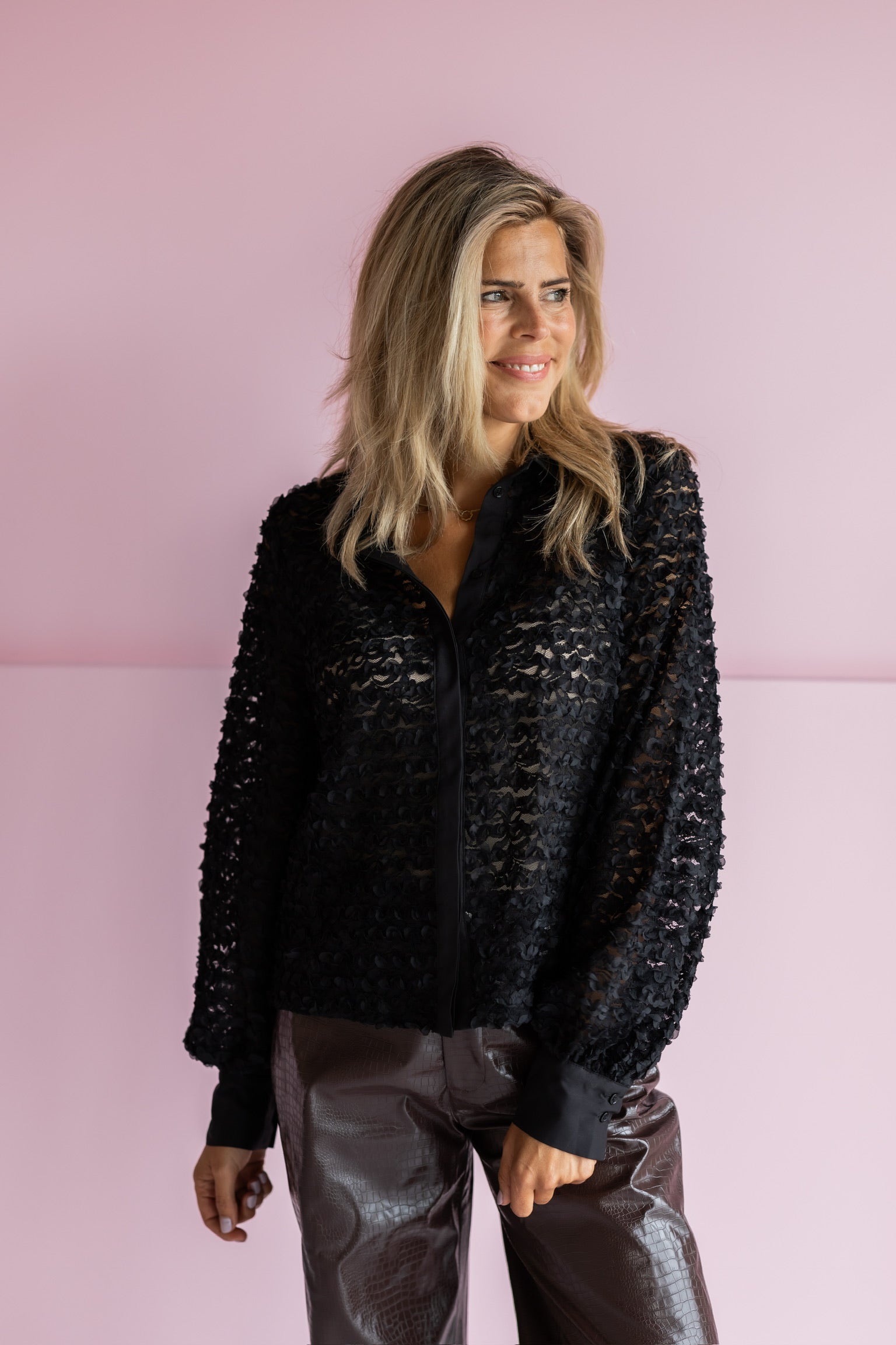 Blouse Eleonora | Black | Studio Amaya