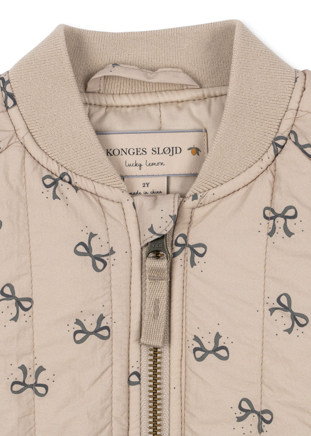 Bomberjack Juno printed | Bow magnet | Konges Slojd