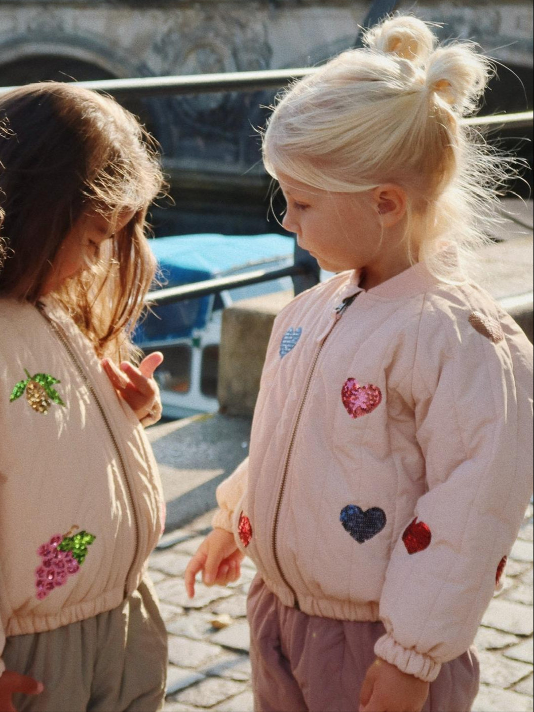 Bomberjack Juno sequin | Cameo Rose | Konges Slojd