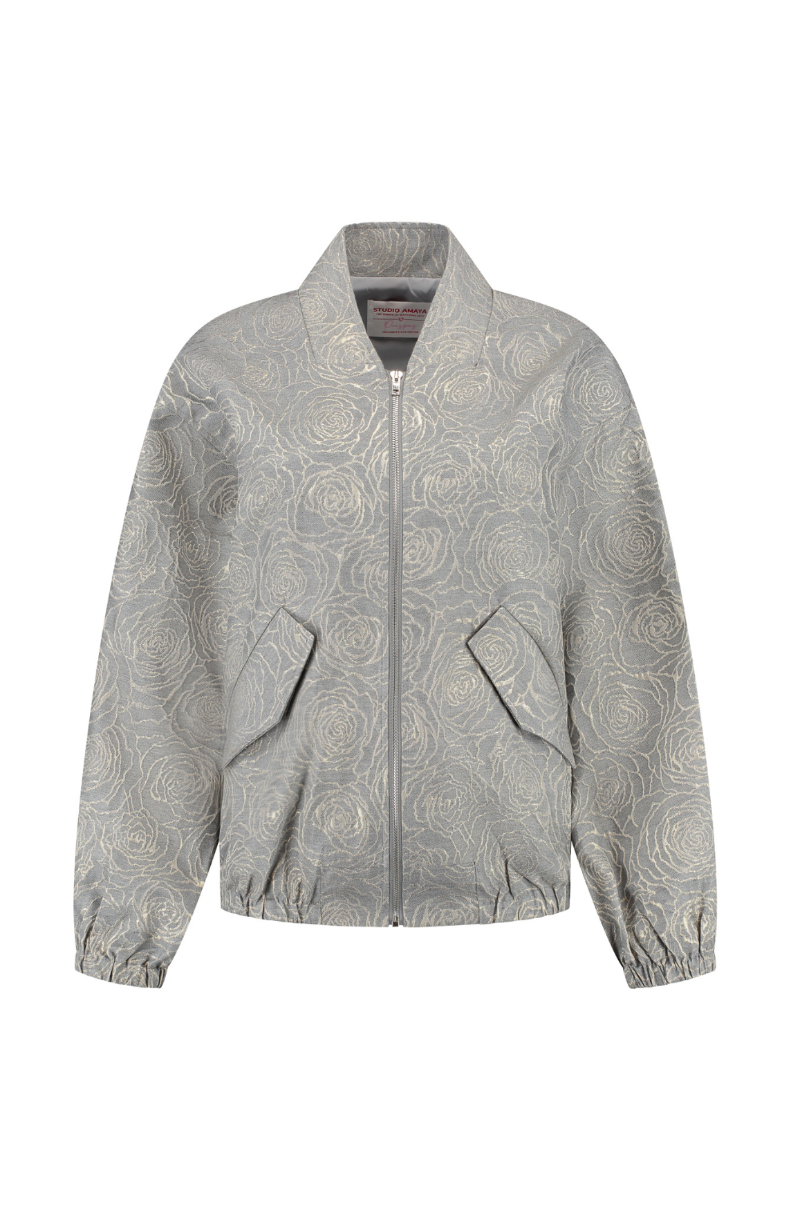 Bomberjack Sweet Home Alabama | Silver roses | Studio Amaya x Poespas