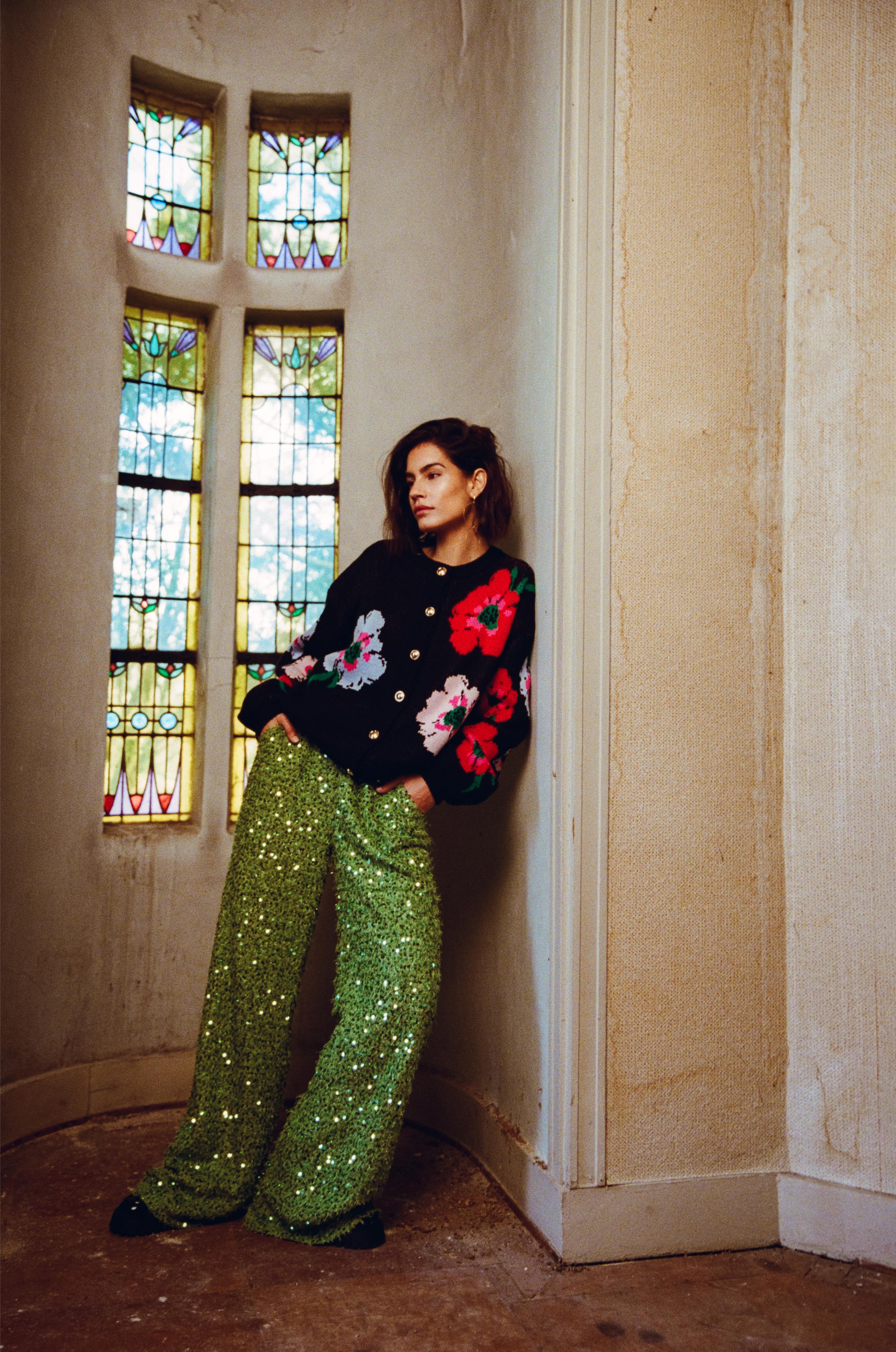 Cardigan Jazz | Multi flower | Harper & Yve