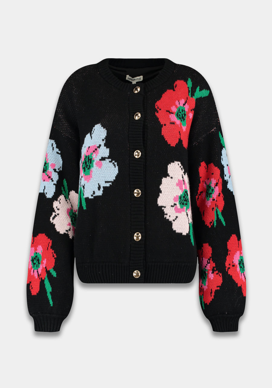 Cardigan Jazz | Multi flower | Harper & Yve