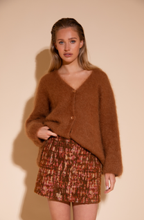 Cardigan Roos | Camel | Amaya Amsterdam