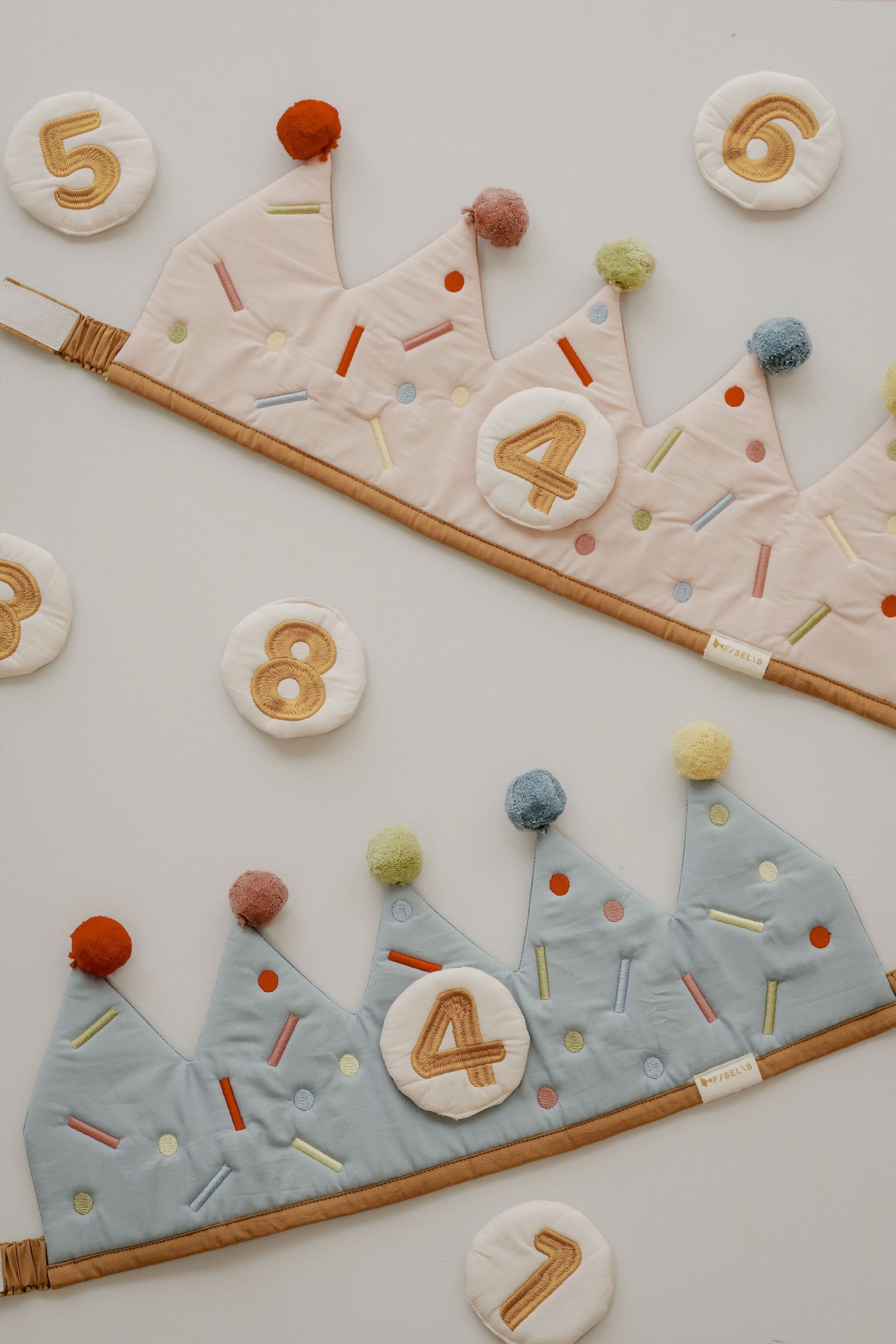 Celebration crown birthday | Peach whip | Fabelab