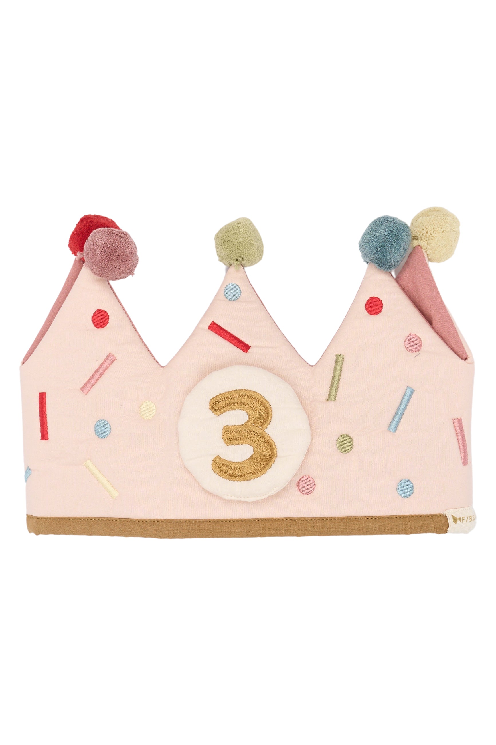 Celebration crown birthday | Peach whip | Fabelab