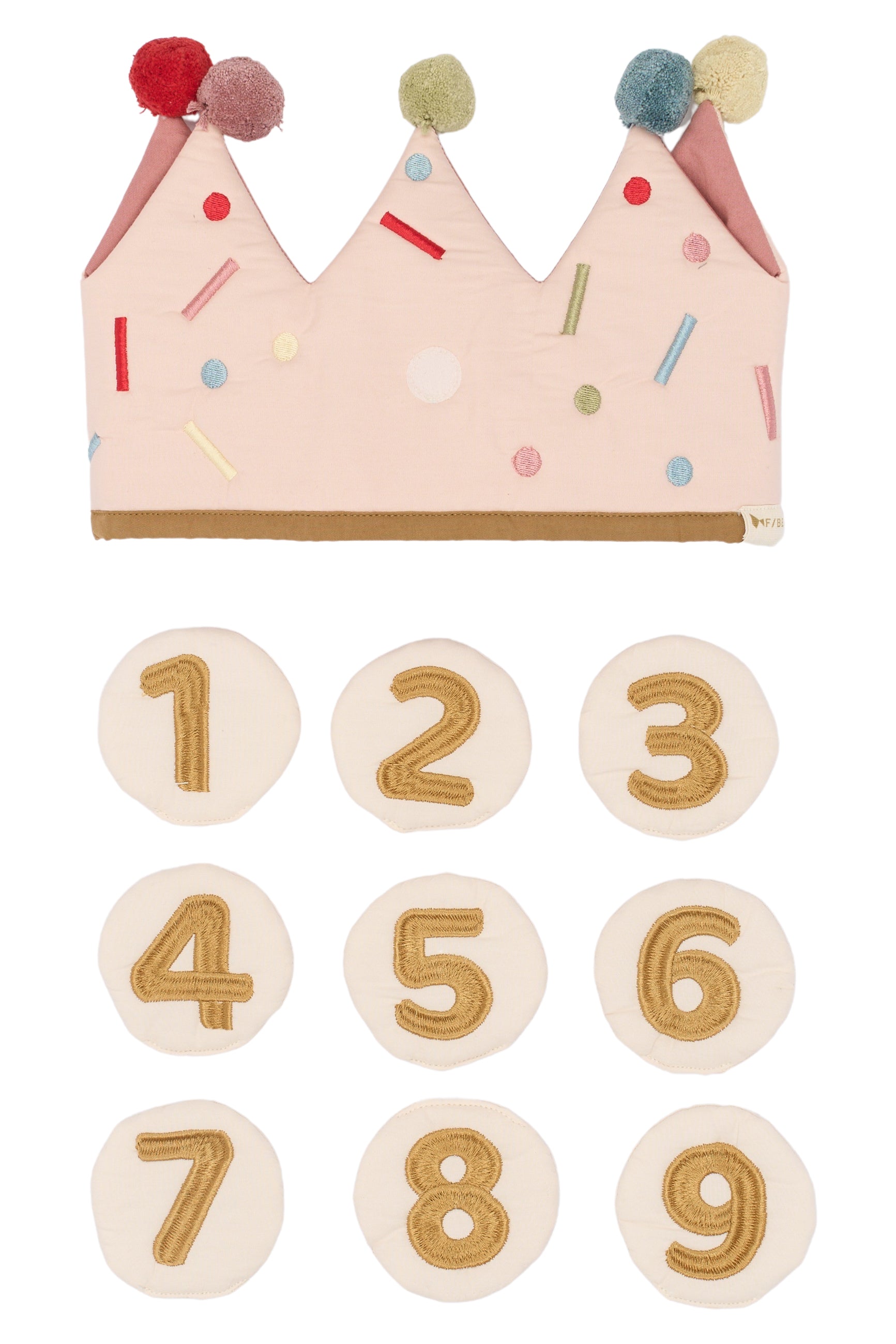 Celebration crown birthday | Peach whip | Fabelab