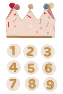 Celebration crown birthday | Peach whip | Fabelab