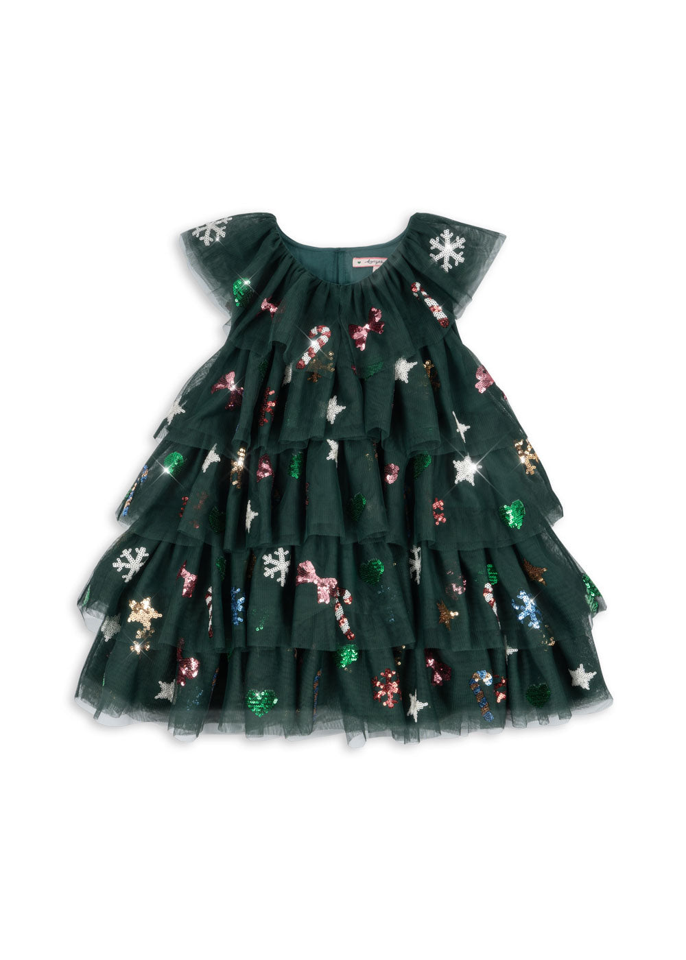 Christmas dress Yvonne | Hunter green | Konges Slojd