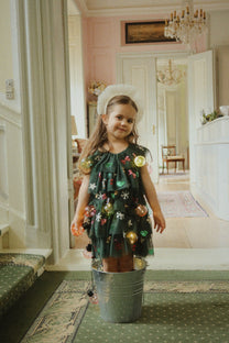 Christmas dress Yvonne | Hunter green | Konges Slojd