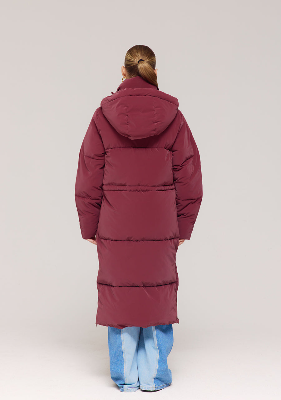 Coat Yitty | Wine berry | Harper & Yve