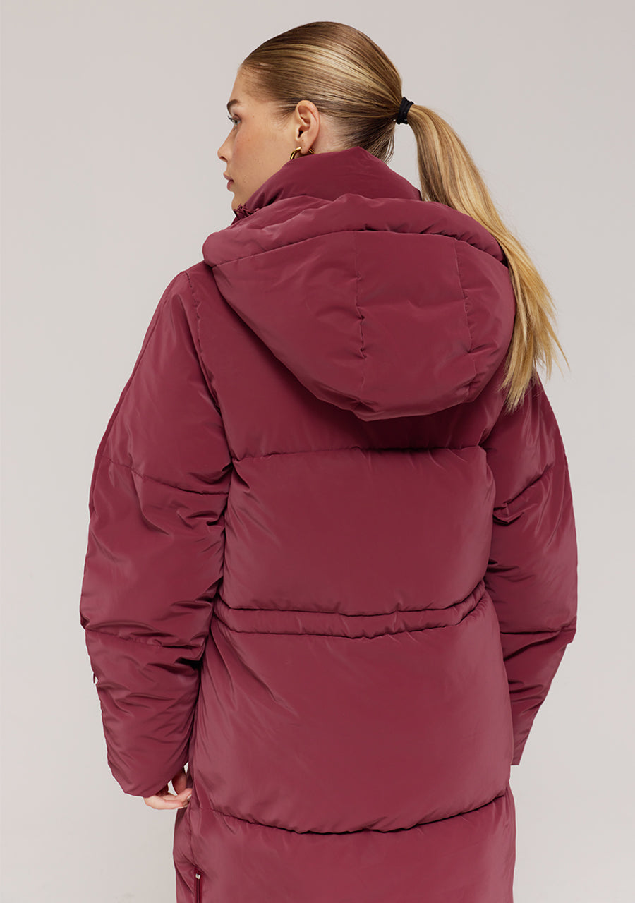 Coat Yitty | Wine berry | Harper & Yve