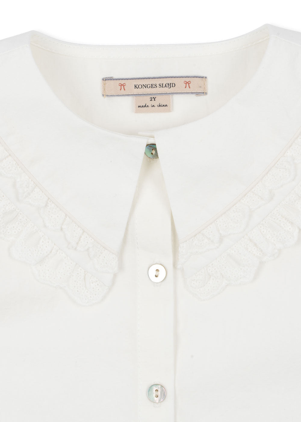 Collar shirt Coeur | Optic white | Konges Slojd
