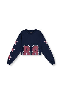 Cropped top Ulla | Navy | Refined Department