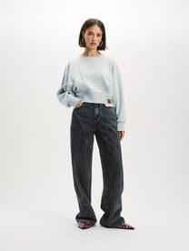 Denim pants Payton | Studs antra | Refined Department