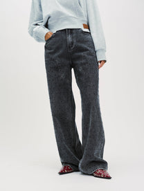 Denim pants Payton | Studs antra | Refined Department