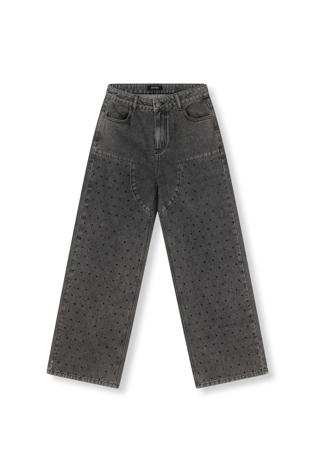 Denim pants Payton | Studs antra | Refined Department
