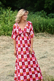 Maxi dress Kim  | Multicolor | Je m’appelle x Poespas