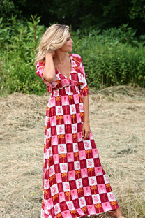 Maxi dress Kim  | Multicolor | Je m’appelle x Poespas