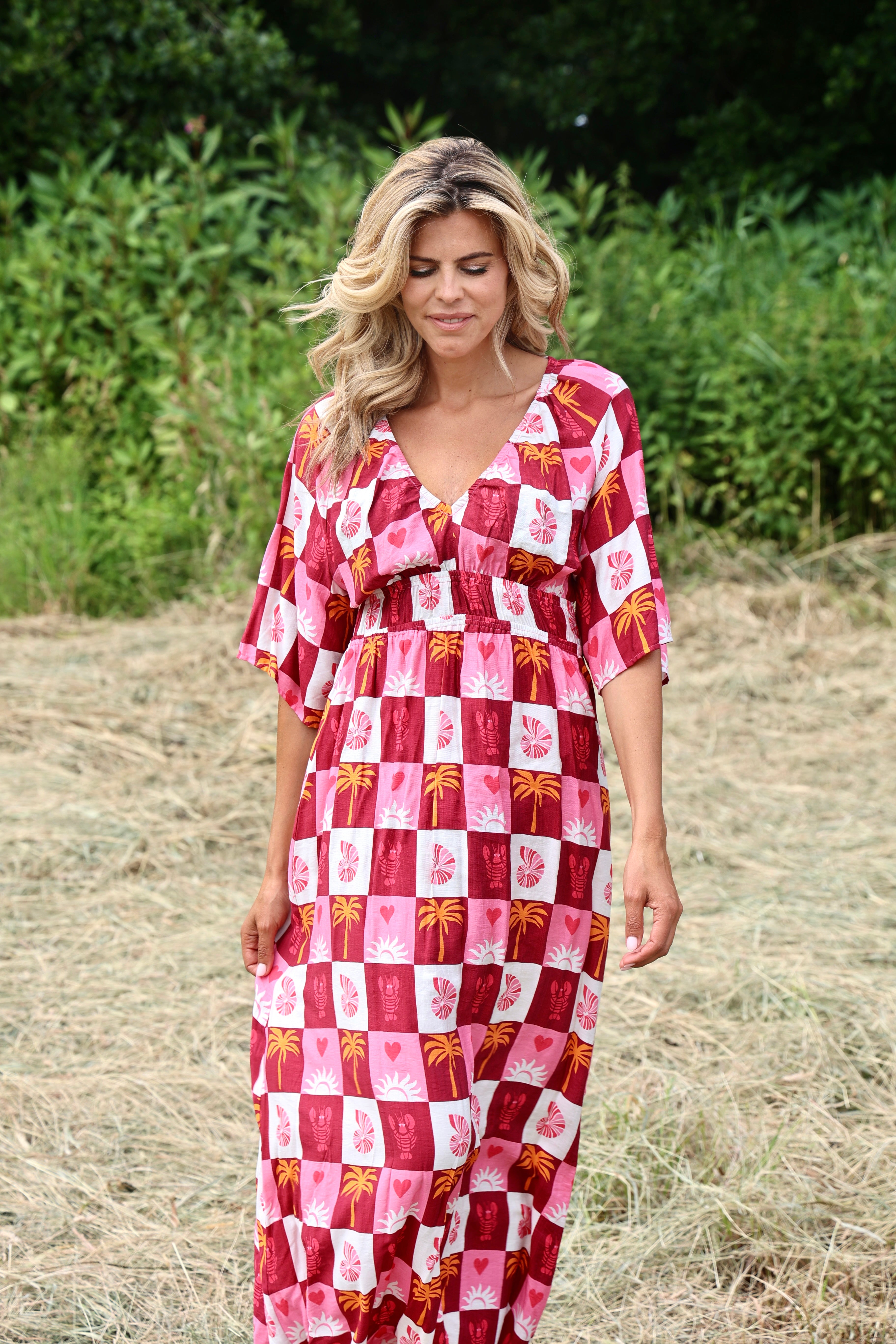 Maxi dress Kim  | Multicolor | Je m’appelle x Poespas