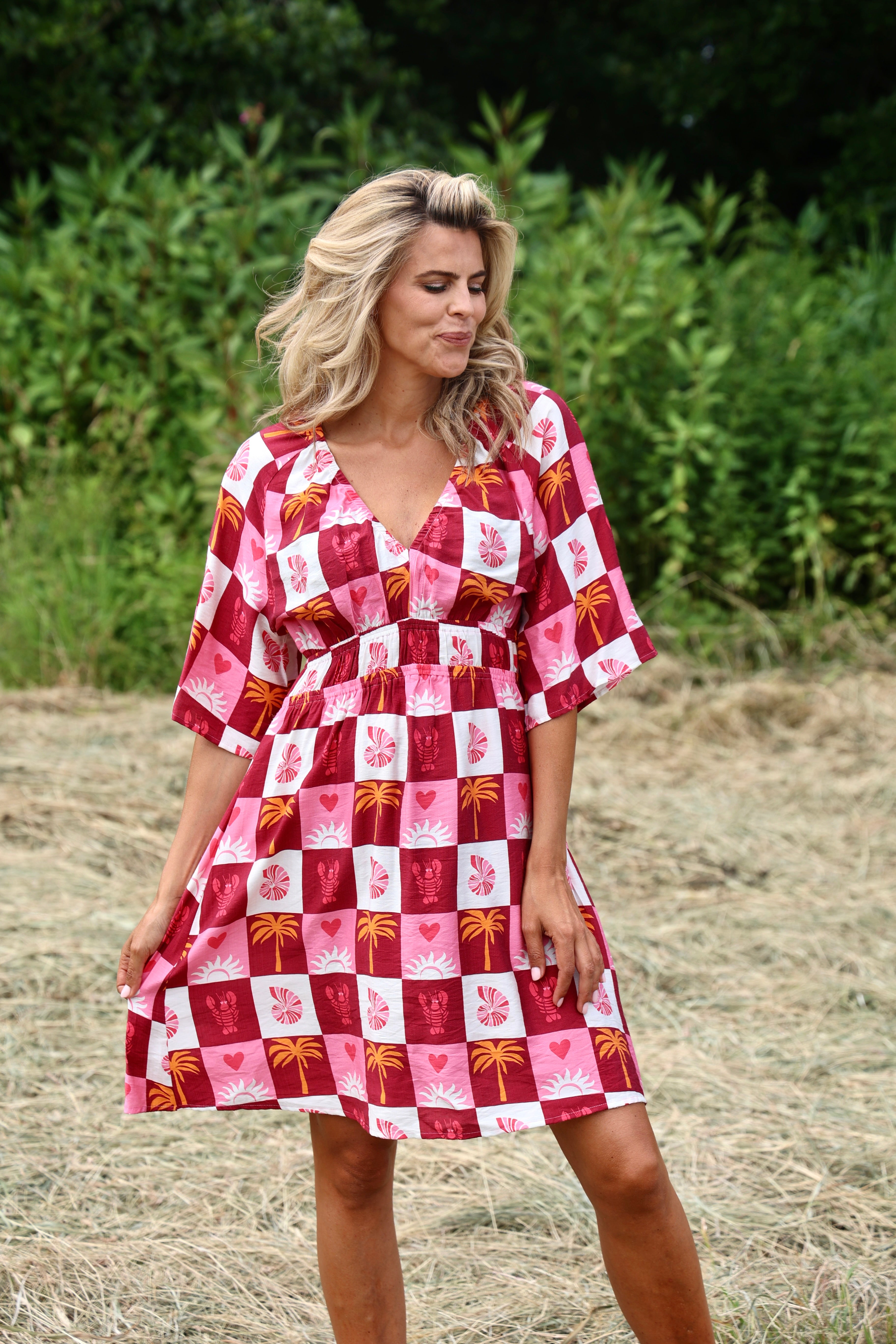 Zomerjurkje Kim | Multicolor | Je m’appelle x Poespas