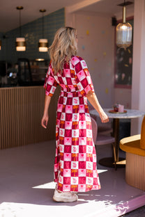 Maxi dress Kim  | Multicolor | Je m’appelle x Poespas