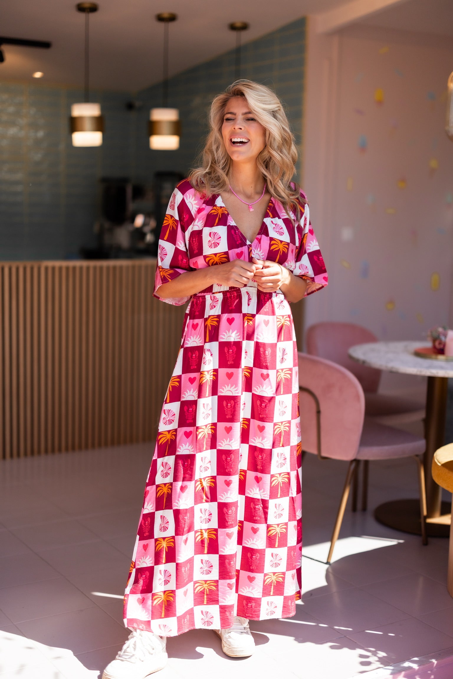 Maxi dress Kim  | Multicolor | Je m’appelle x Poespas