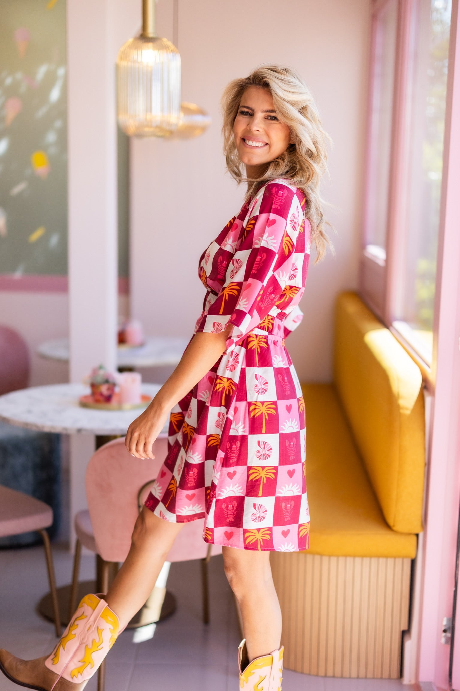 Zomerjurkje Kim | Multicolor | Je m’appelle x Poespas